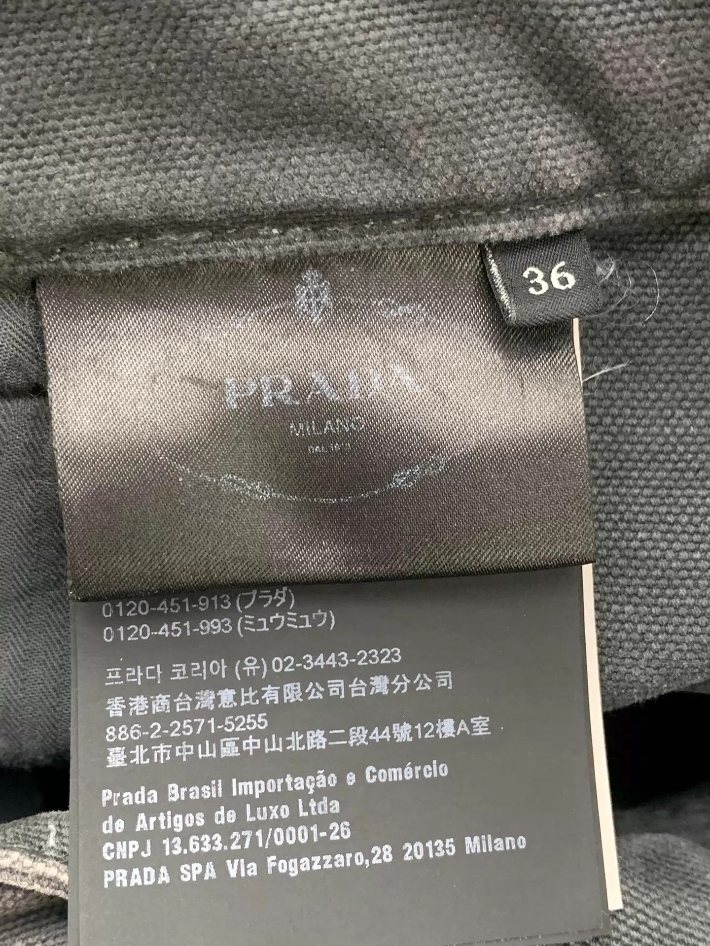 Prada Prada Gray Denim Jeans Size 36 (New) Size 25" / US 0 / IT 36 - 5 Thumbnail