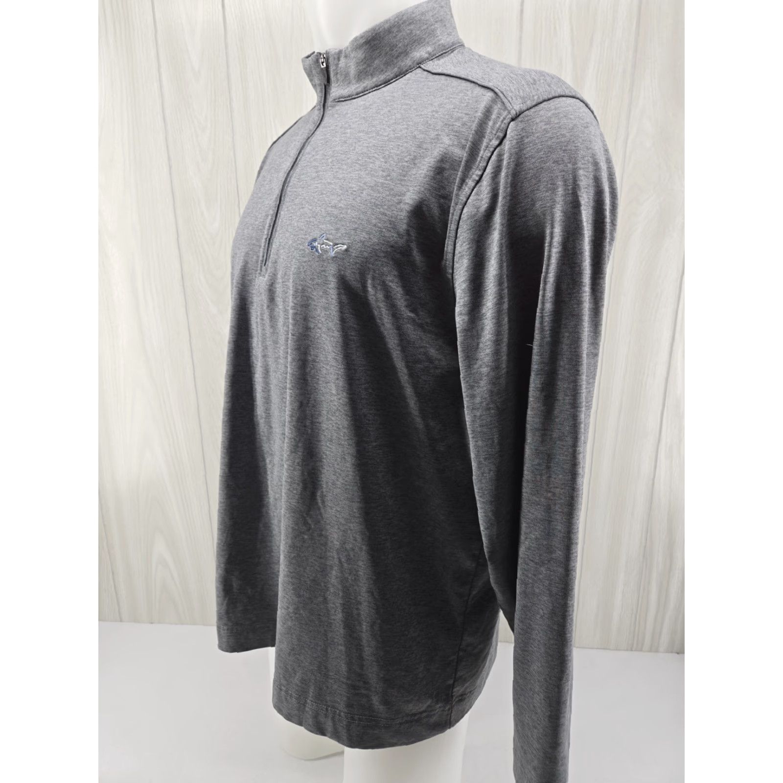 Vintage Greg Norman Mens Large Gray 1/4 Zip Long Sleeve Shirt Pullover Casual Sport Outdoor Golf Hiking Walking 1/4 Zip Size US L / EU 52-54 / 3 - 4 Thumbnail