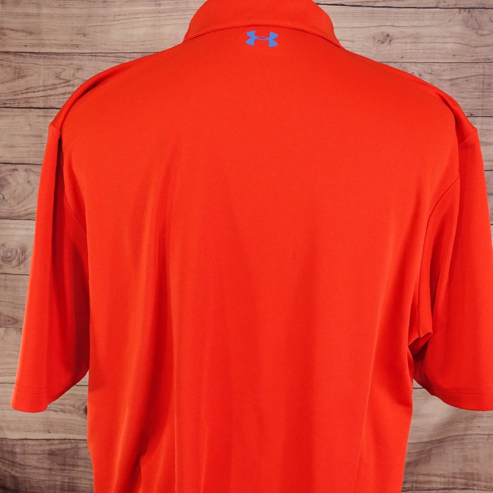 Under Armour Under Armour HEAT GEAR SHIRT MENS XL RED BLUE SPLATTER GOLF POLO Size US XL / EU 56 / 4 - 5 Thumbnail