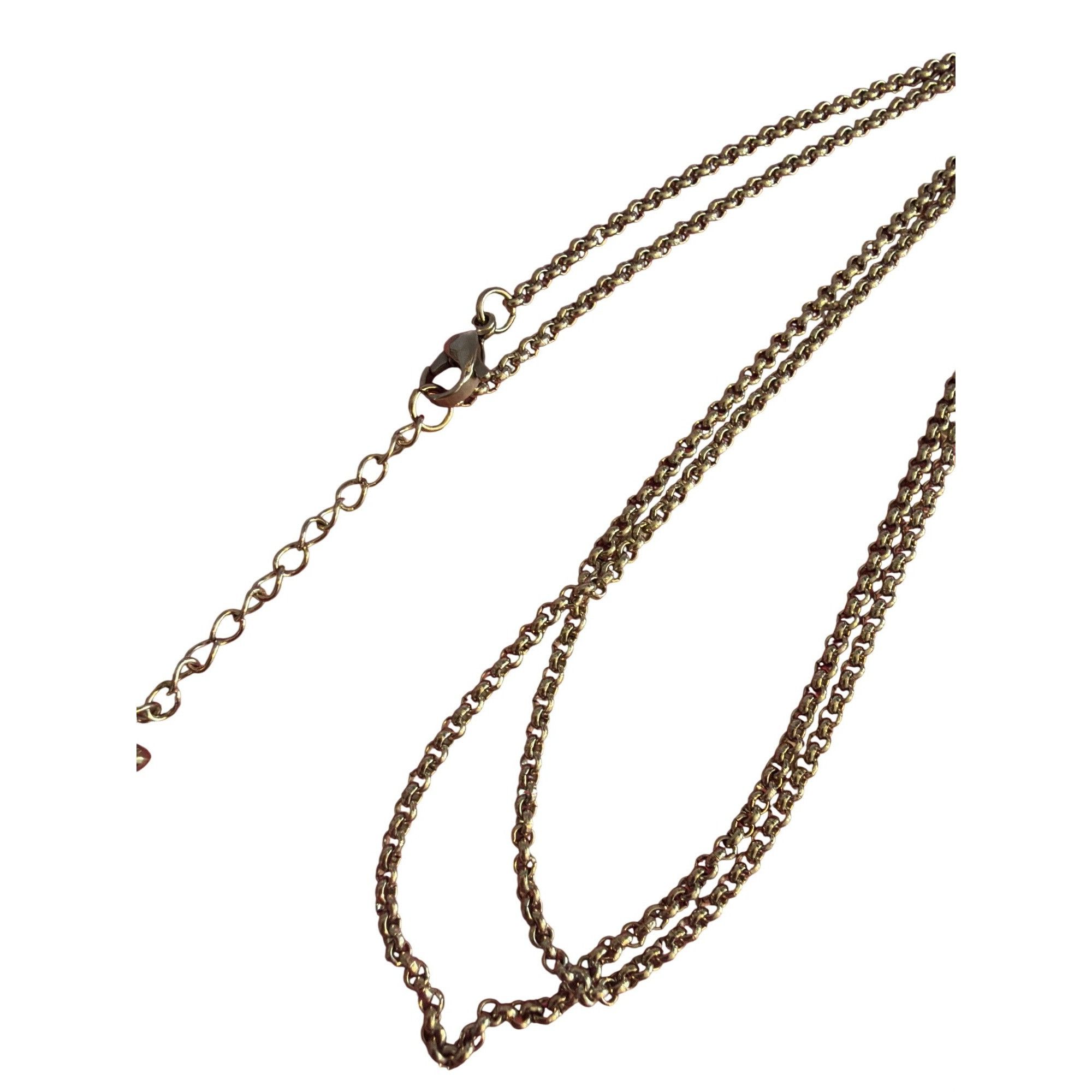 Other Silver Tone Long Chain Necklace Angel Wing Harmony Bell Pend Size ONE SIZE - 3 Thumbnail
