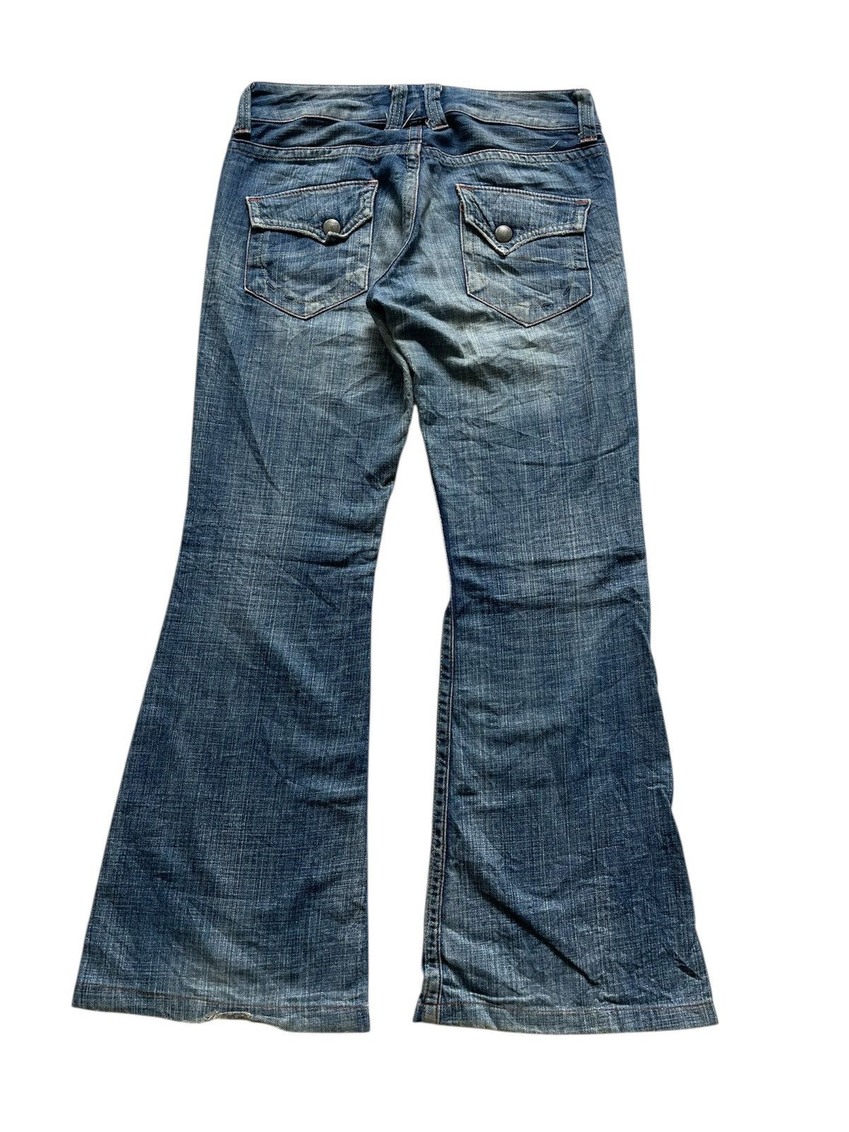 Hysteric Glamour × Japanese Brand × Le Grande Bleu (L.G.B.) Vintage japanese brand bootcut flare jeans Size US 30 / EU 46 - 2 Thumbnail