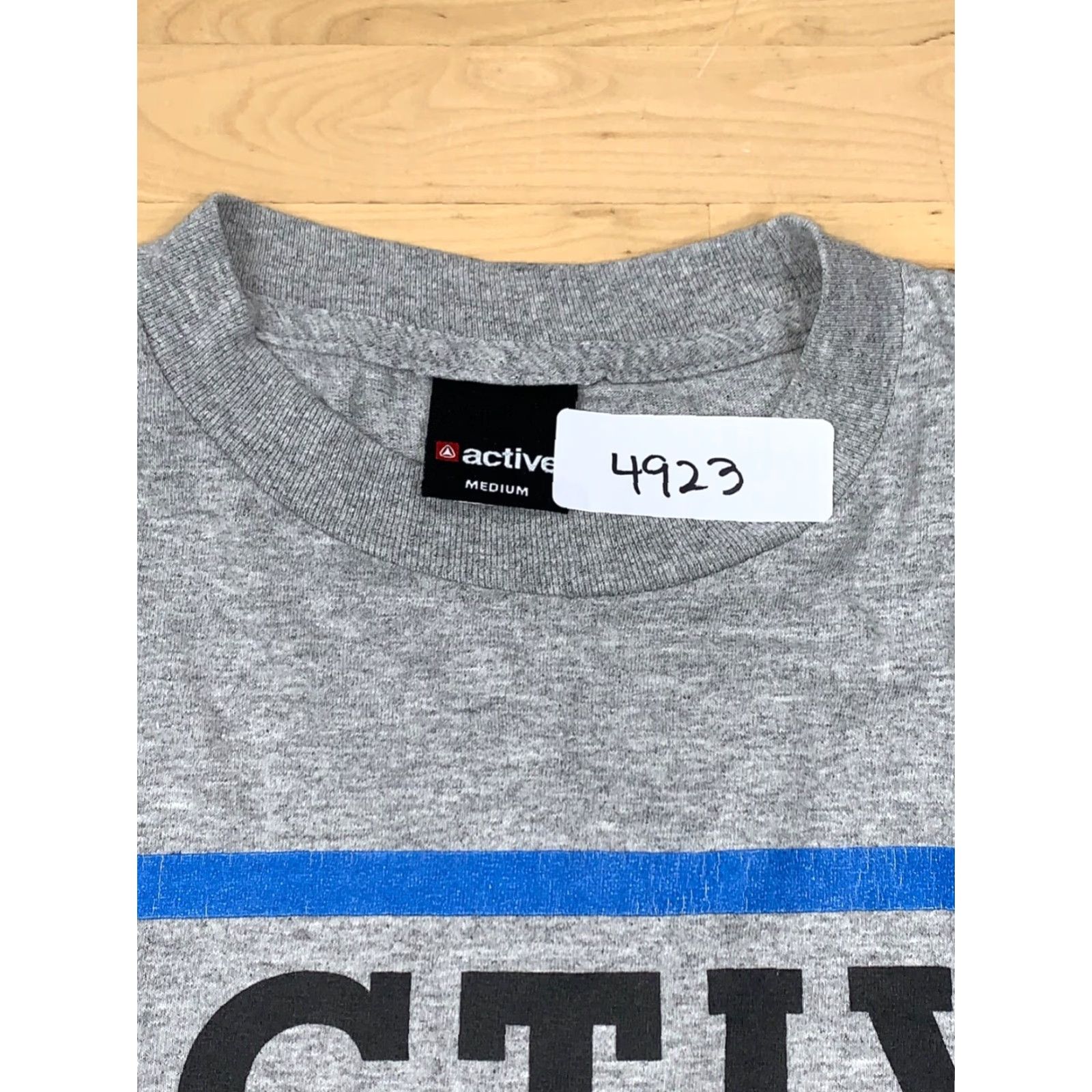 Vintage VINTAGE Active Shirt Mens 90s Gray M Active Ride Let It Ride Graphic T Shirt Short Sleeve Crew Neck Size US M / EU 48-50 / 2 - 4 Thumbnail
