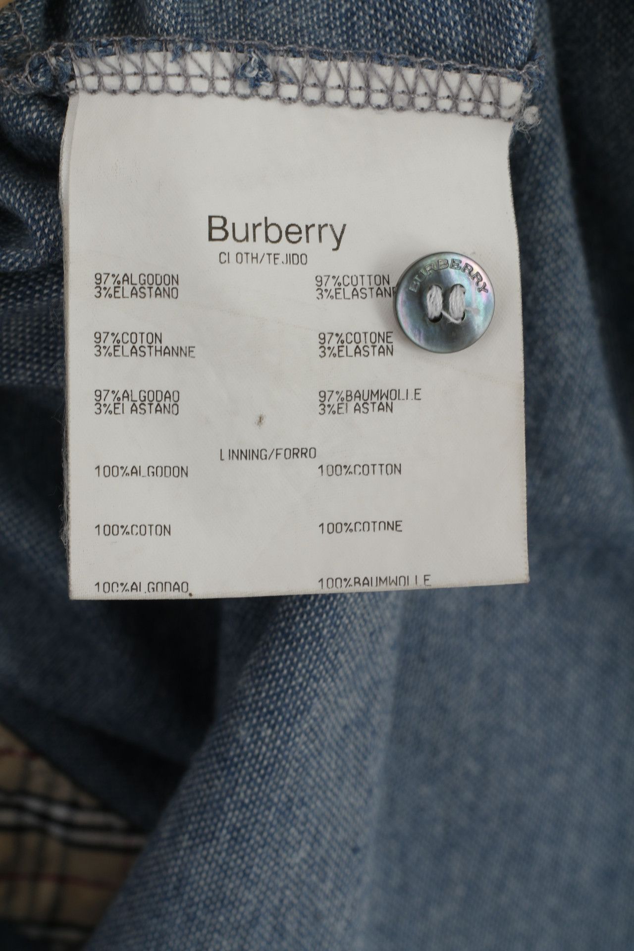 Burberry Burberry London Womens 44 S Shirt Sleeveless 0476 Size S / US 4 / IT 40 - 5 Thumbnail
