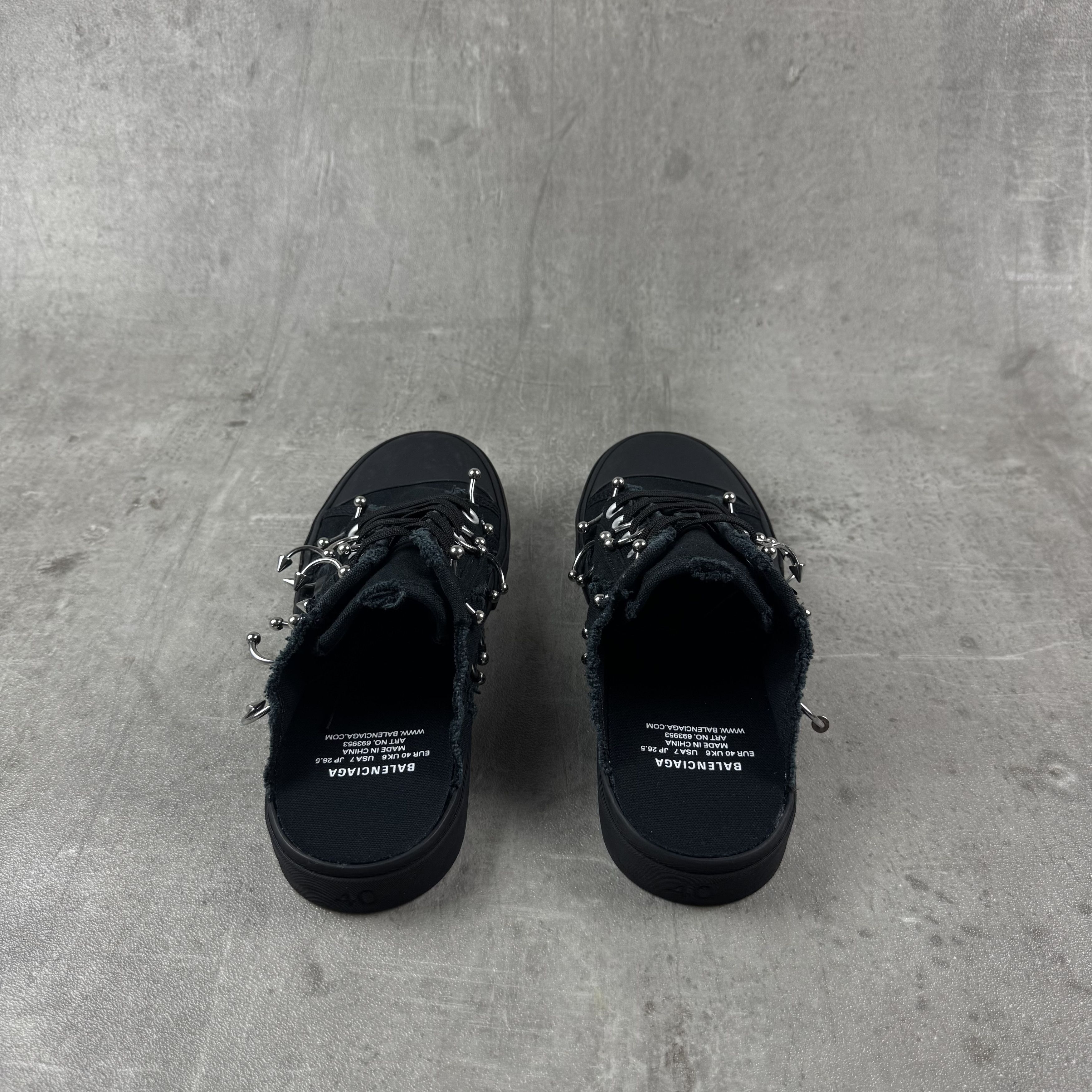 Balenciaga BALENCIAGA Piercing Paris Mule Sneakers Size US 7 / EU 40 - 5 Thumbnail