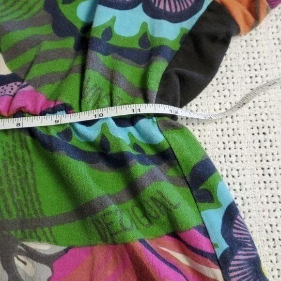 Desigual Desigual Banded Short Slv Pocket Multicolored Graphics Gathe Size S / US 4 / IT 40 - 10 Thumbnail