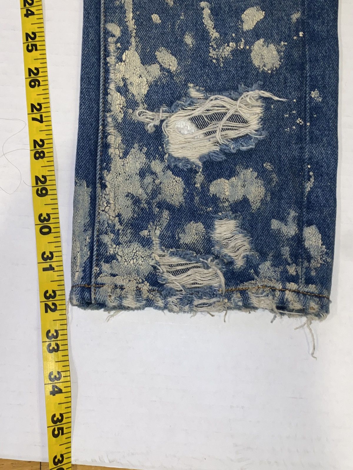 Off-White Off White blue Denim Early Collection s. 30 diagonal stripe Size US 30 / EU 46 - 15 Thumbnail