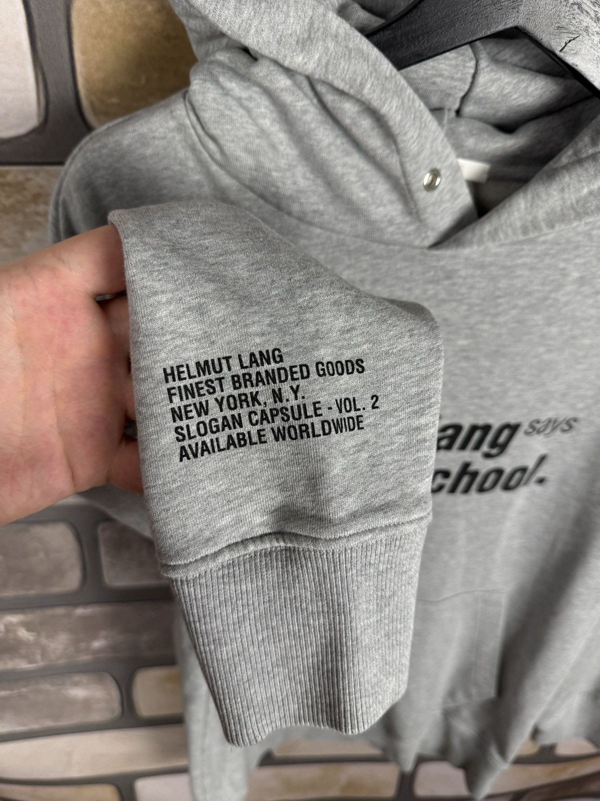 Helmut Lang Very rare helmut lang mens oversize hoodie sweater Size US L / EU 52-54 / 3 - 5 Thumbnail