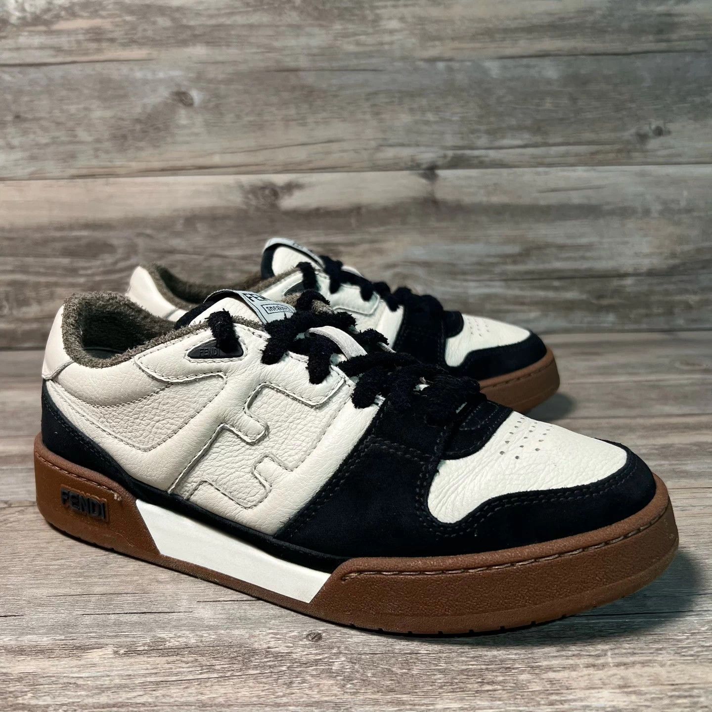 Fendi FENDI Match Black/White/Brown Sneakers UK7 Size US 7 / EU 40 - 2 Thumbnail