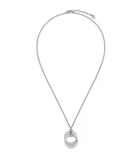 image of Fendi O1Loc1C0124 Necklace In Silver, Women's