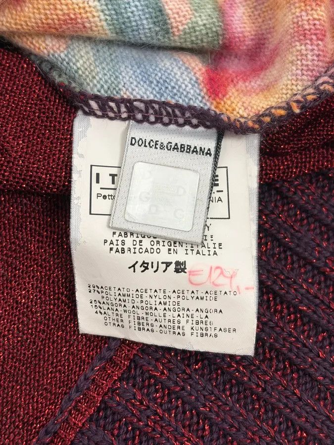 Dolce & Gabbana 1990s Dolce & Gabbana Floral Turtleneck Size S / US 4 / IT 40 - 9 Thumbnail