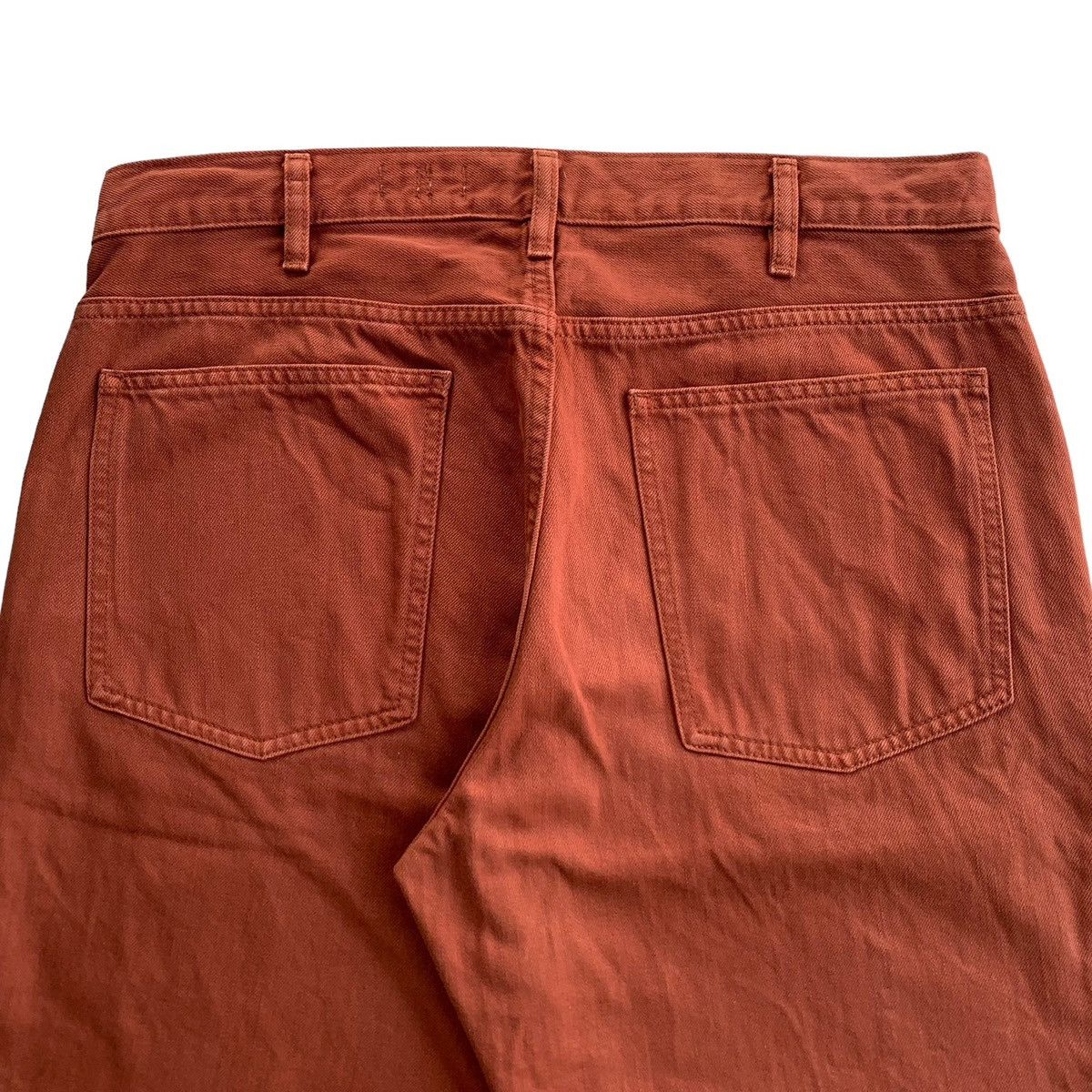 Christophe Lemaire × Lemaire × Uniqlo Lemaire Brick Red Uniqlo U Baggy Tappered Jeans Size US 34 / EU 50 - 4 Thumbnail