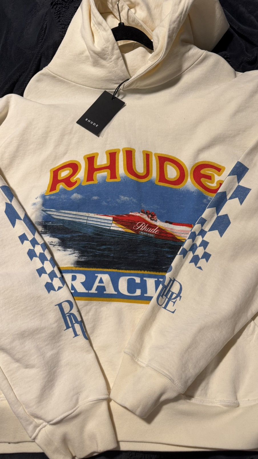 Rhude Rhude racing hoodie Size US XL / EU 56 / 4 - 1 Thumbnail