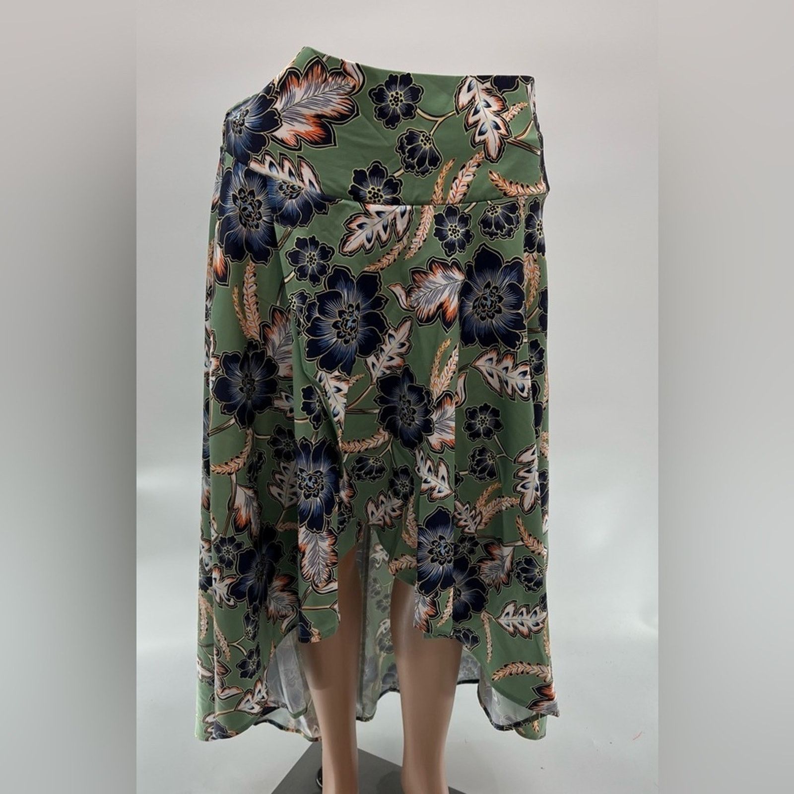 & Other Stories Women's High Low Maxi Skirt – Olive Green Sz S NWOT Size 28" / US 6 / IT 42 - 3 Thumbnail