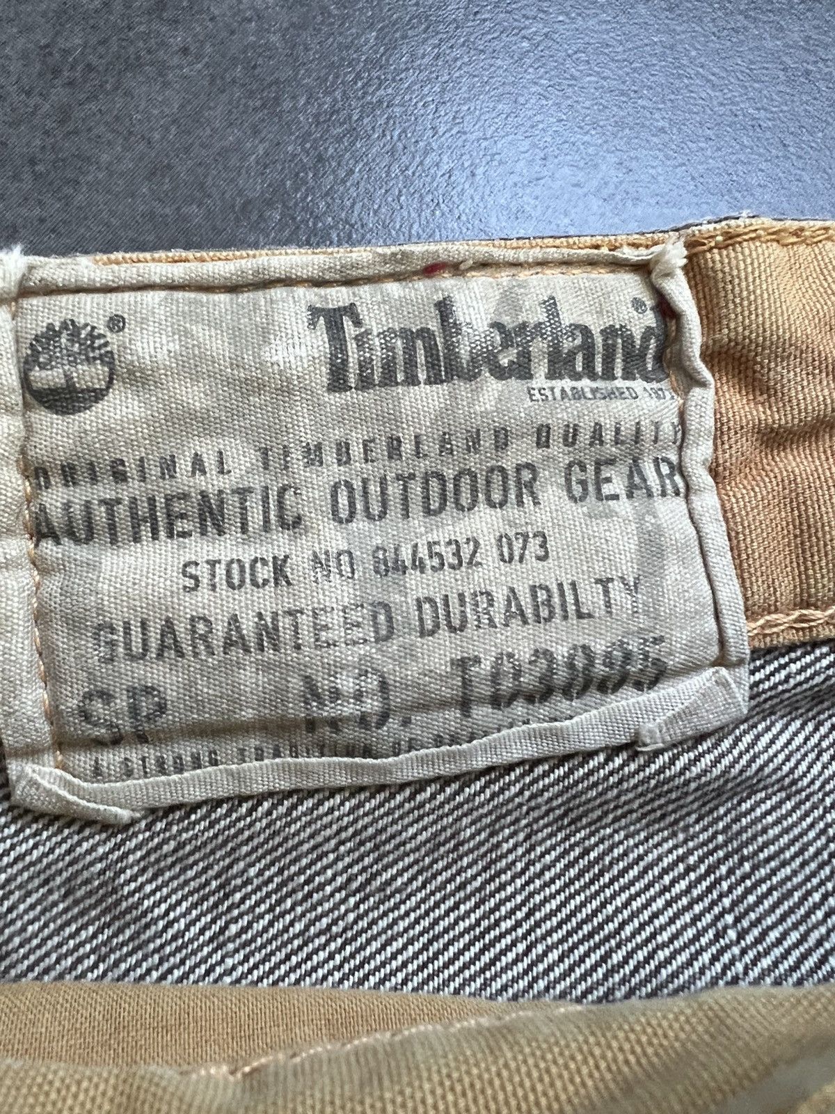 Timberland × Vintage Vintage Timberland Flared Faded Pants Travis Y2K Size US 33 - 10 Thumbnail