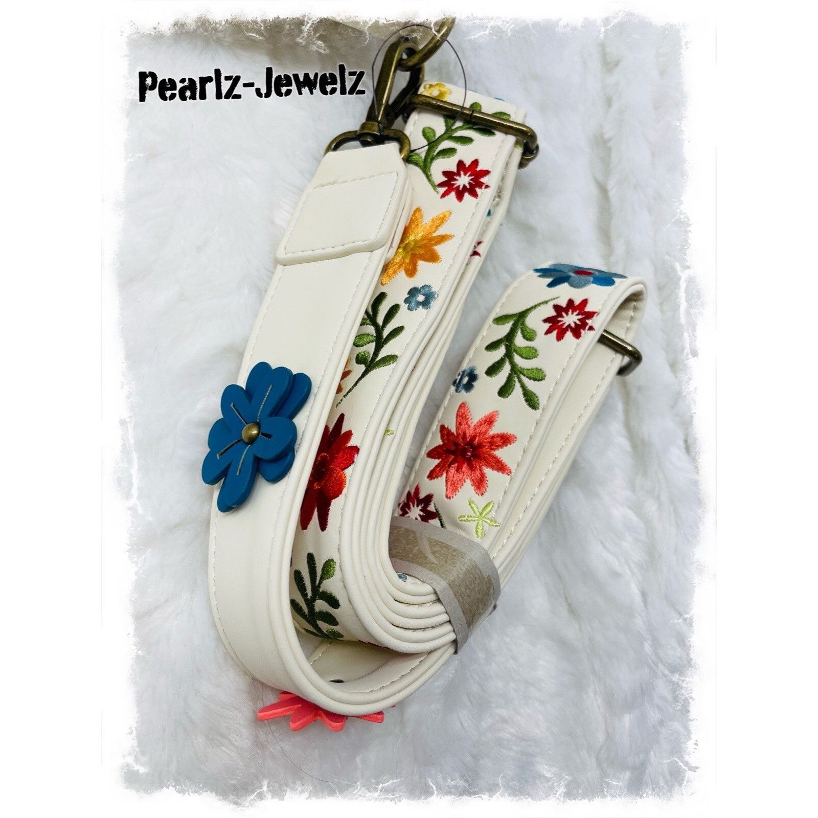 Disney Loungefly Pixar Coco Floral White Handbag Crossbody Purse Bo Size ONE SIZE - 5 Thumbnail