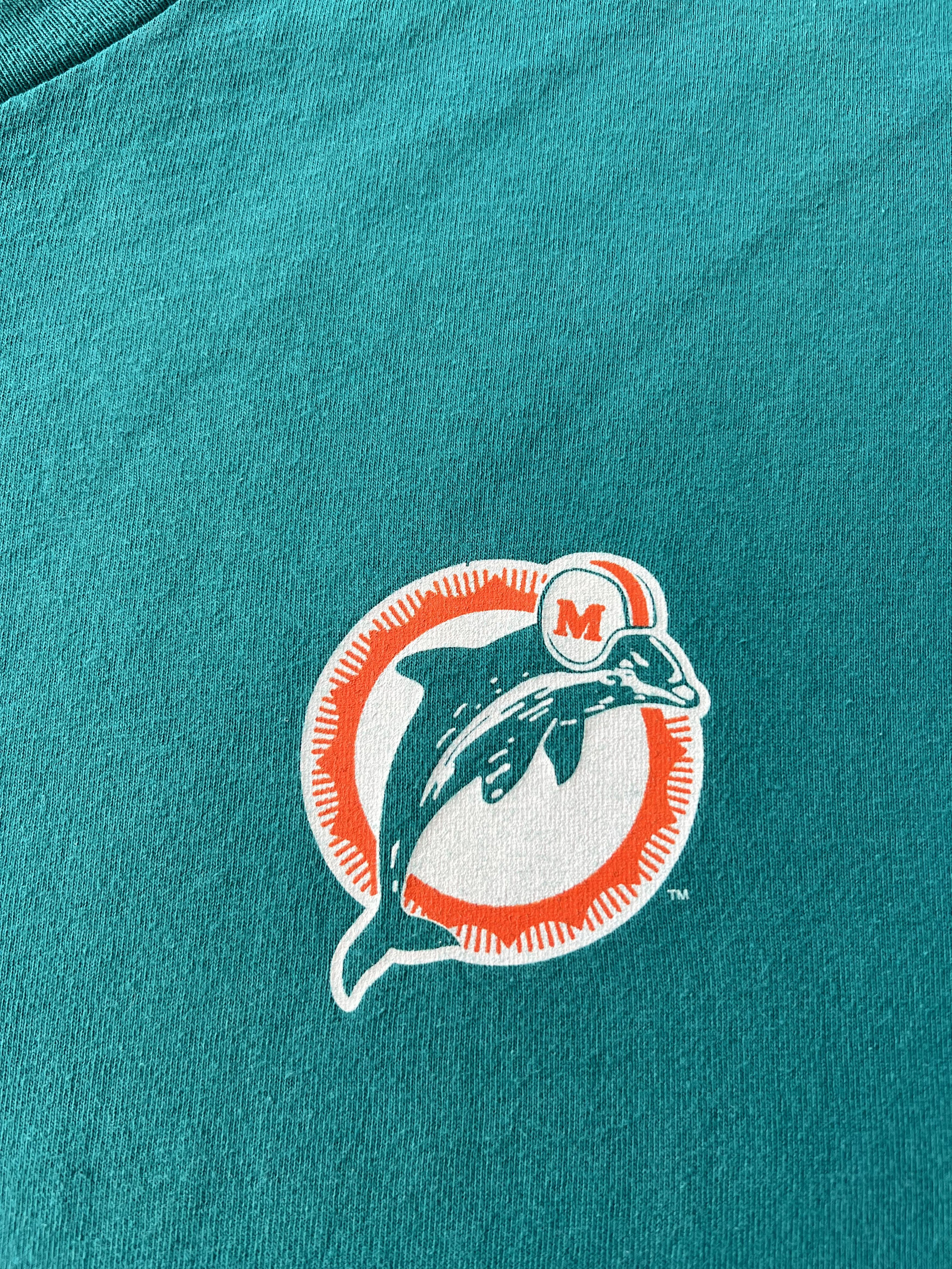 NFL Vintage 1999 Miami Dolphins Tour De Force NFL Reebok T-shirt Size US XL / EU 56 / 4 - 4 Thumbnail