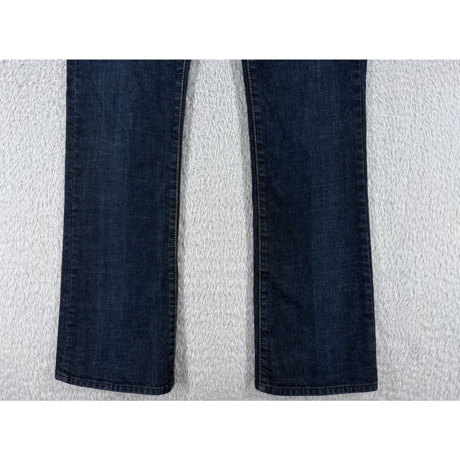 Gap GAP Jeans 4 L Blue Denim Botocut Low Dark Wash Cotton Blend 28x31 Womens Size 27" / US 4 / IT 40 - 2 Thumbnail