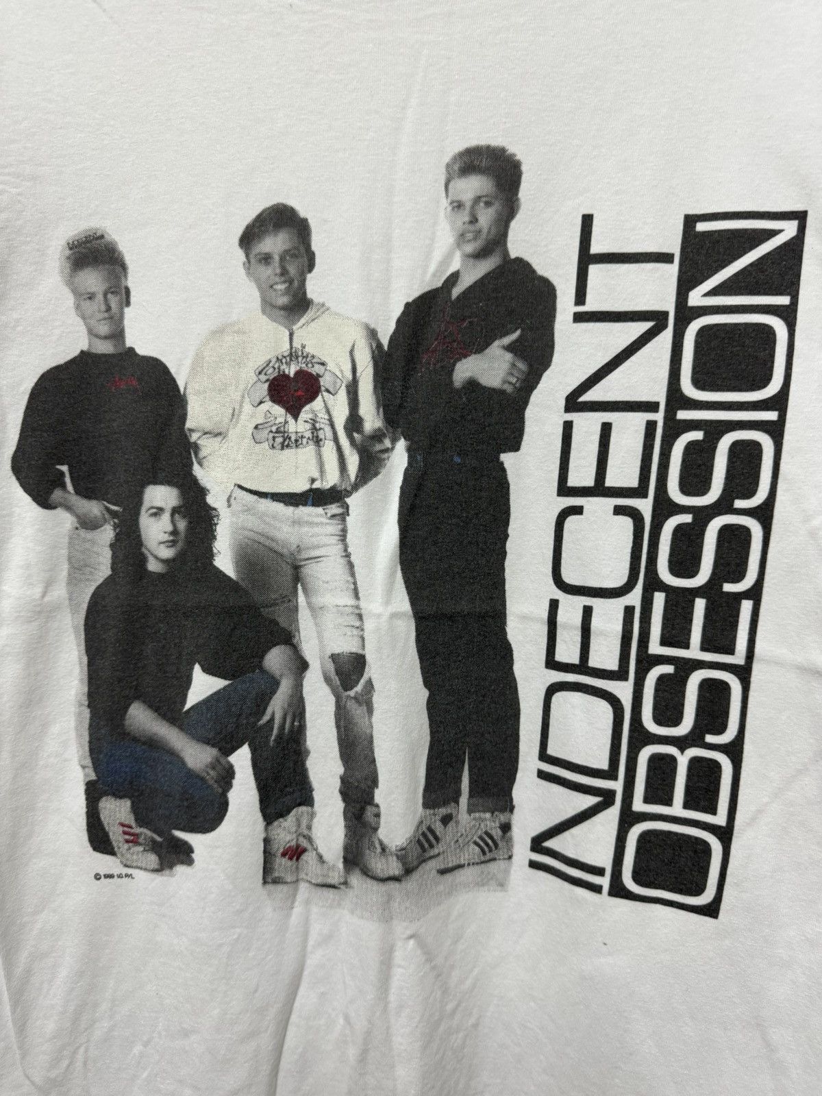 Band Tees × Vintage Vintage 80’s Indecent Obsession Australin Pop Band Tee Size US L / EU 52-54 / 3 - 2 Thumbnail