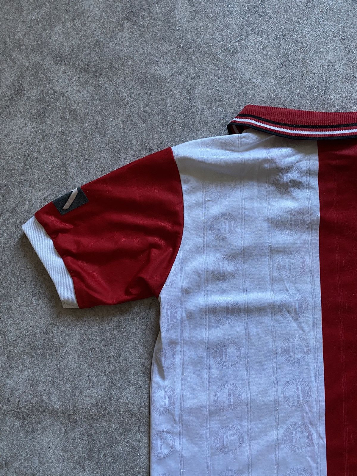 Adidas 1997/98 Feyenoord Rotterdam Home Adidas Jersey Made in UK Size US S / EU 44-46 / 1 - 11 Thumbnail