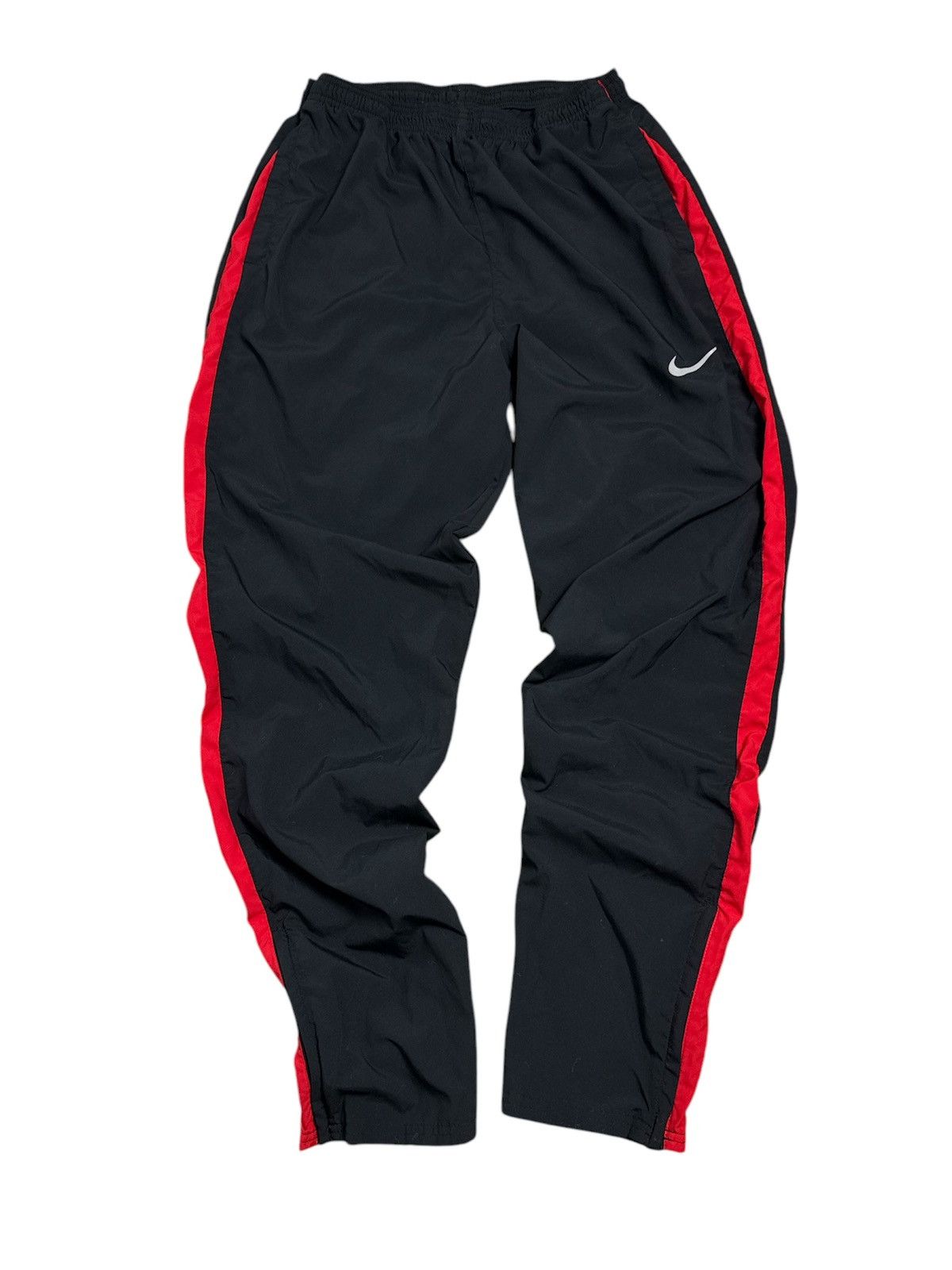 Nike × Vintage Vintage Nike Nylon Pants Black Drill Y2K Size US 34 / EU 50 - 1 Thumbnail