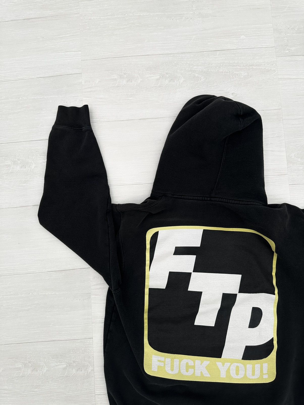 Fuck The Population Fuck The Population " Fuck You " Black Logo Hoodie XL FTP Size US XL / EU 56 / 4 - 3 Thumbnail