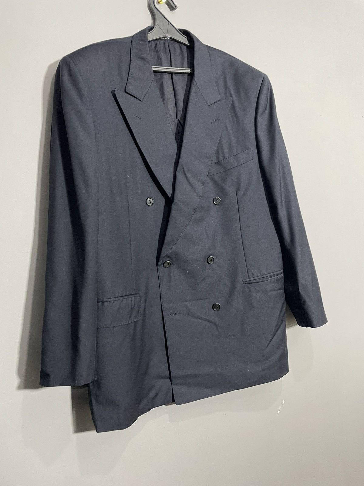 Canali Canali luxury double-breasted navy blue blazer size 56R Size 54R - 3 Thumbnail