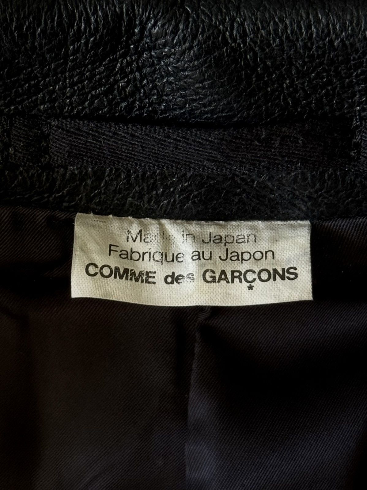 Comme des Garcons Comme Des Garcons Homme - 2007 - Pig Skin Leather Blazer Size US L / EU 52-54 / 3 - 15 Thumbnail