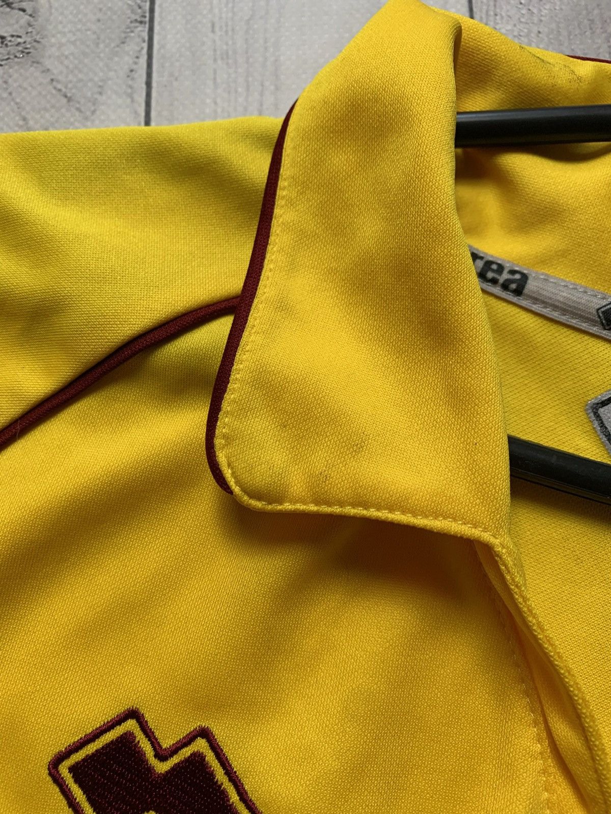 Vintage Vintage Burnley soccer jersey size XL rare yellow errea Size US XL / EU 56 / 4 - 8 Thumbnail