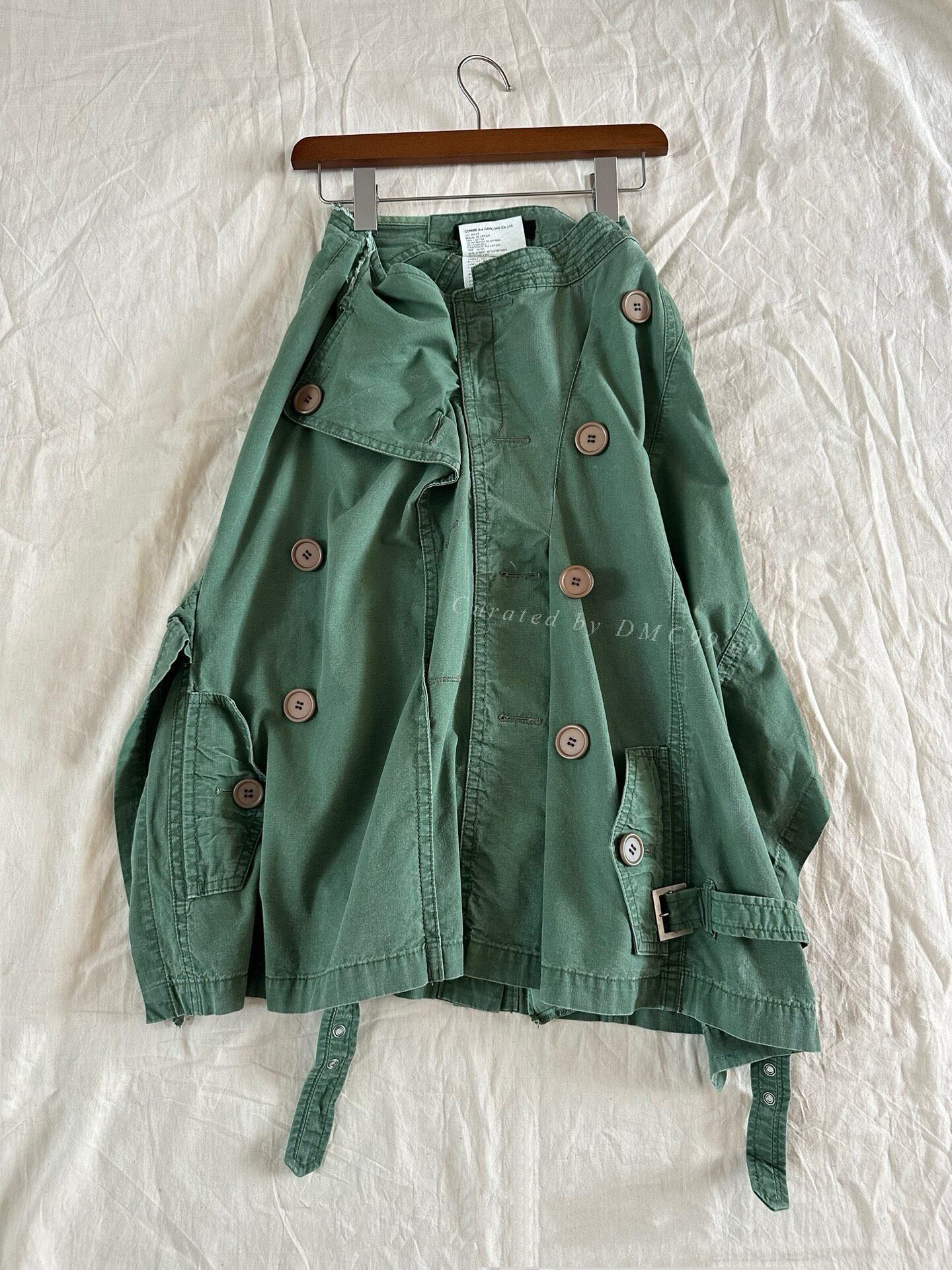 Junya Watanabe Junya Watanabe AD2005 Deconstructed Button Skirt Size 35" - 1 Thumbnail