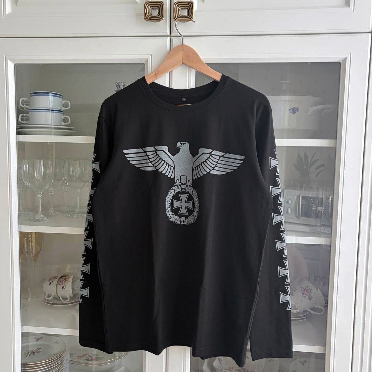 Band Tees Long sleeve Ewig Treu / eagle / band metal Size US L / EU 52-54 / 3 - 3 Thumbnail
