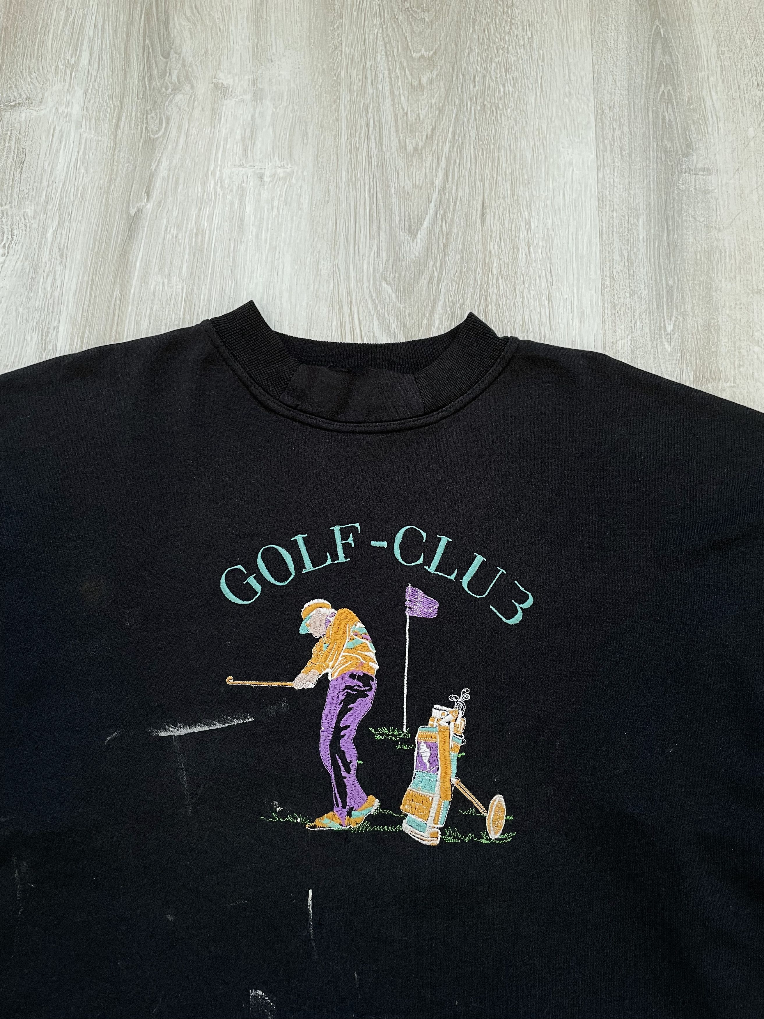 Vintage Vintage Thrashed Golf-Club Crewneck Size US XL / EU 56 / 4 - 2 Thumbnail