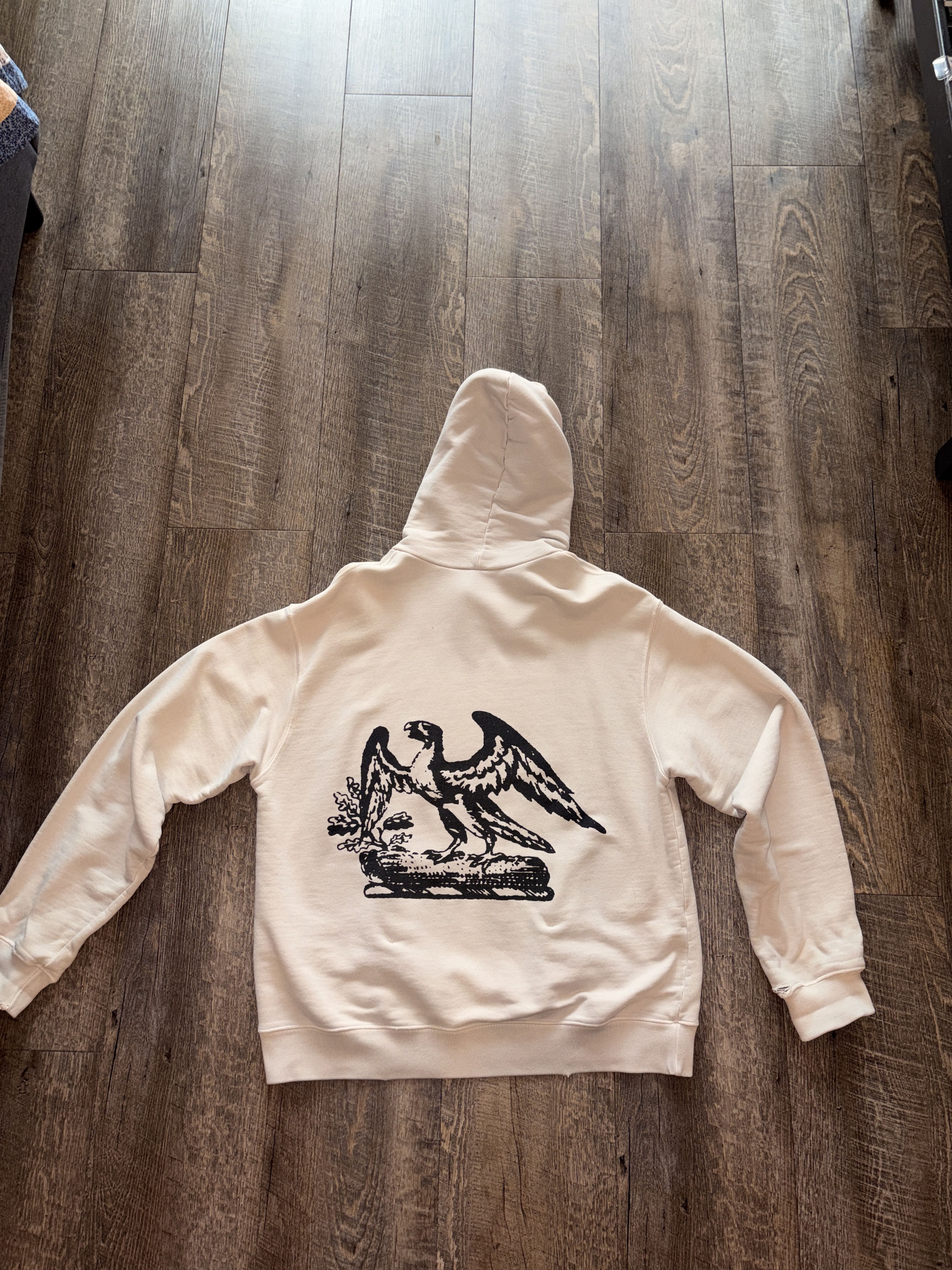 Yeezy Yeezy Season 5 "Chalk" Eagle Hoodie Size US L / EU 52-54 / 3 - 2 Thumbnail