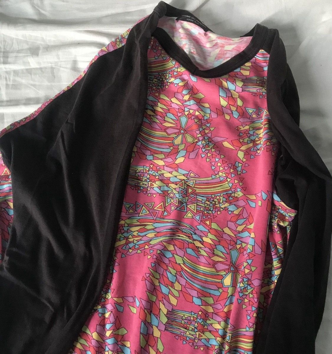 Comme des Garcons Vintage cdg homme plus psychedelic twotone longsleeve Size US S / EU 44-46 / 1 - 3 Thumbnail