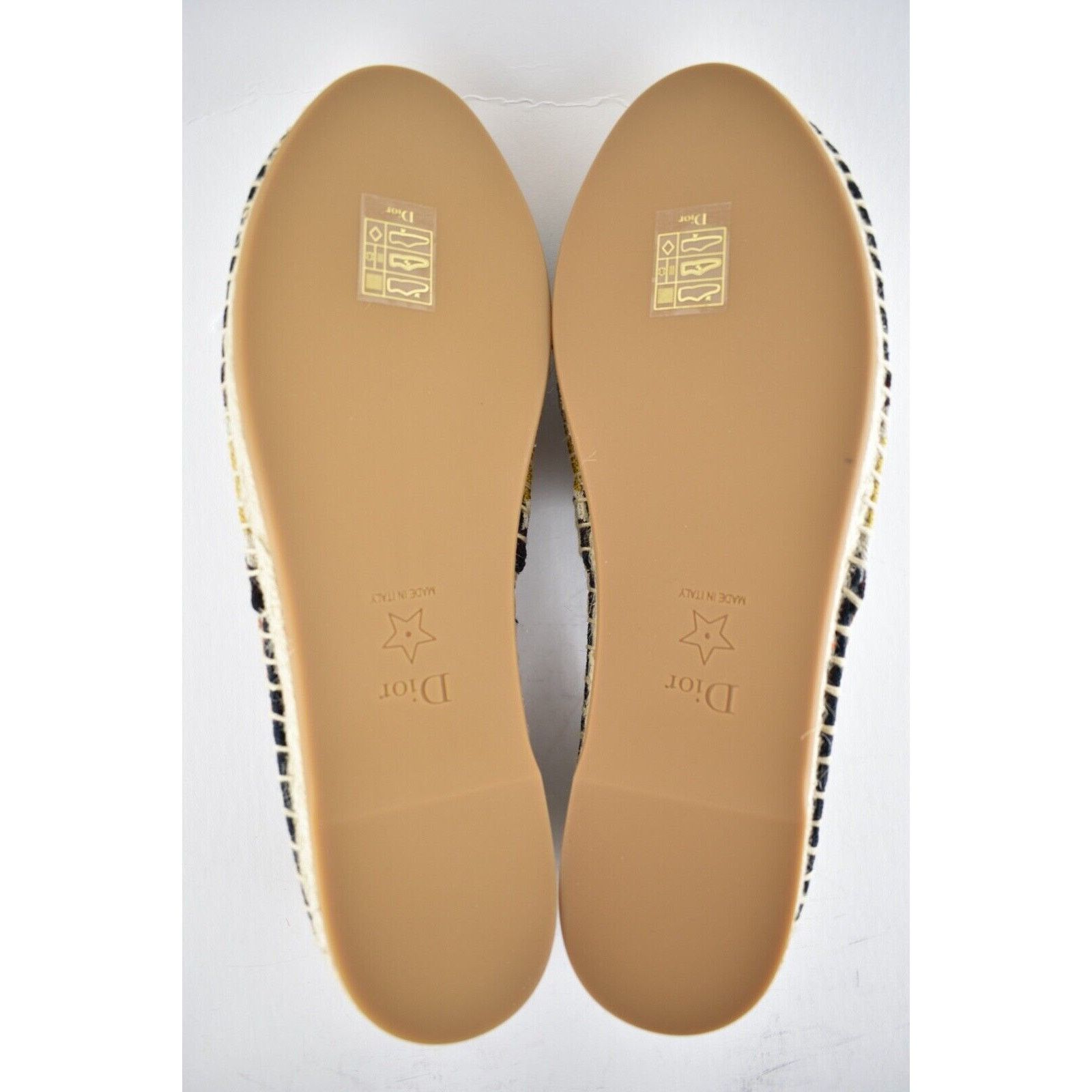 Dior Dior Granville Embroider Multicolor Espadrille Flat 37.5 Size US 7.5 / IT 37.5 - 11 Thumbnail