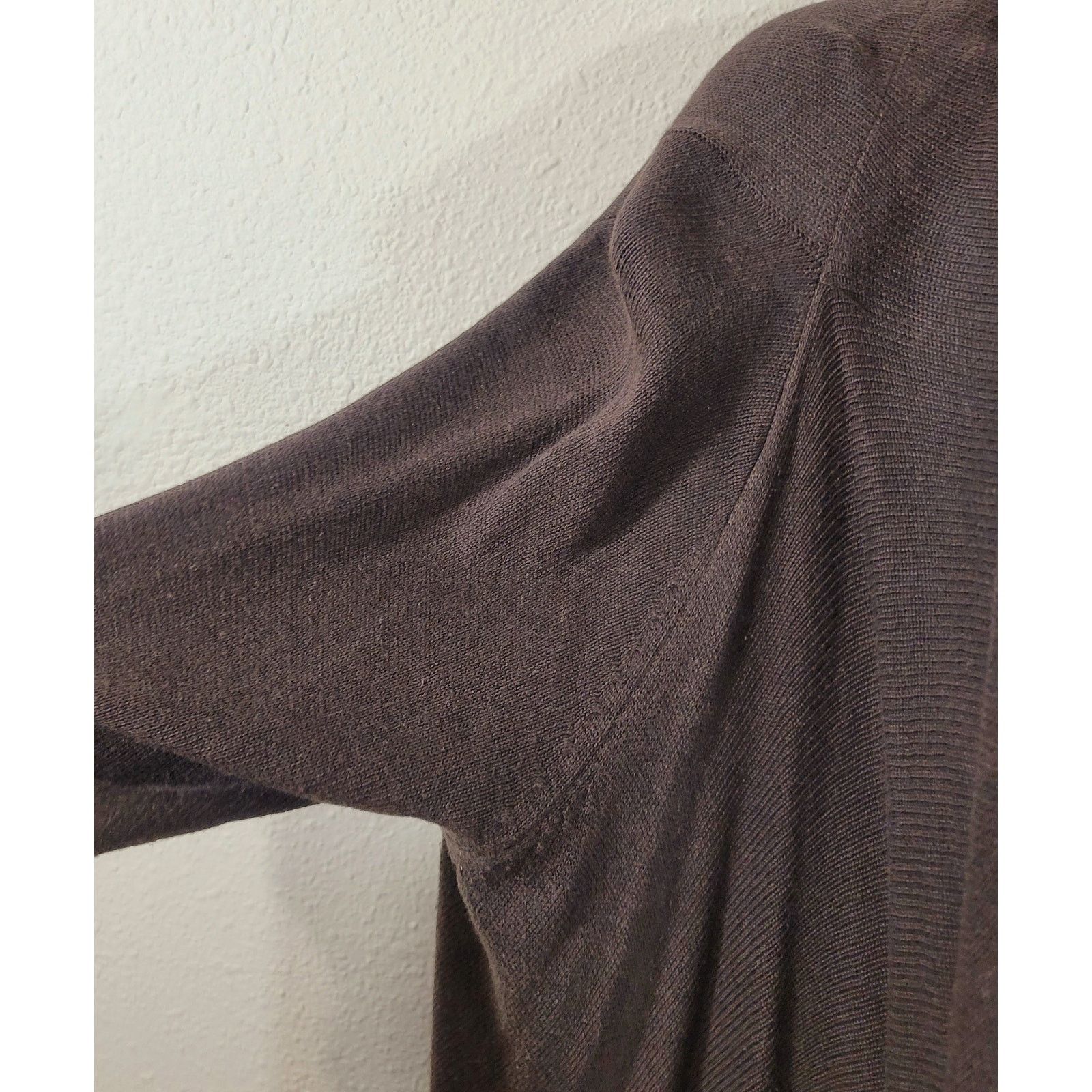 Old Navy Old Navy Brown Draped Open Front Cardigan Sweater Small Size S / US 4 / IT 40 - 2 Thumbnail