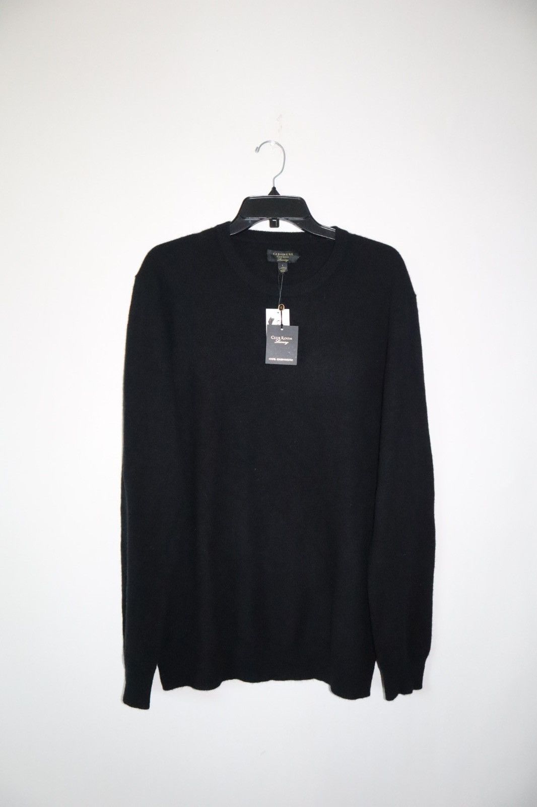 image of NWT Club Room Cashmere Sweater in Black, Men's (Size Large)