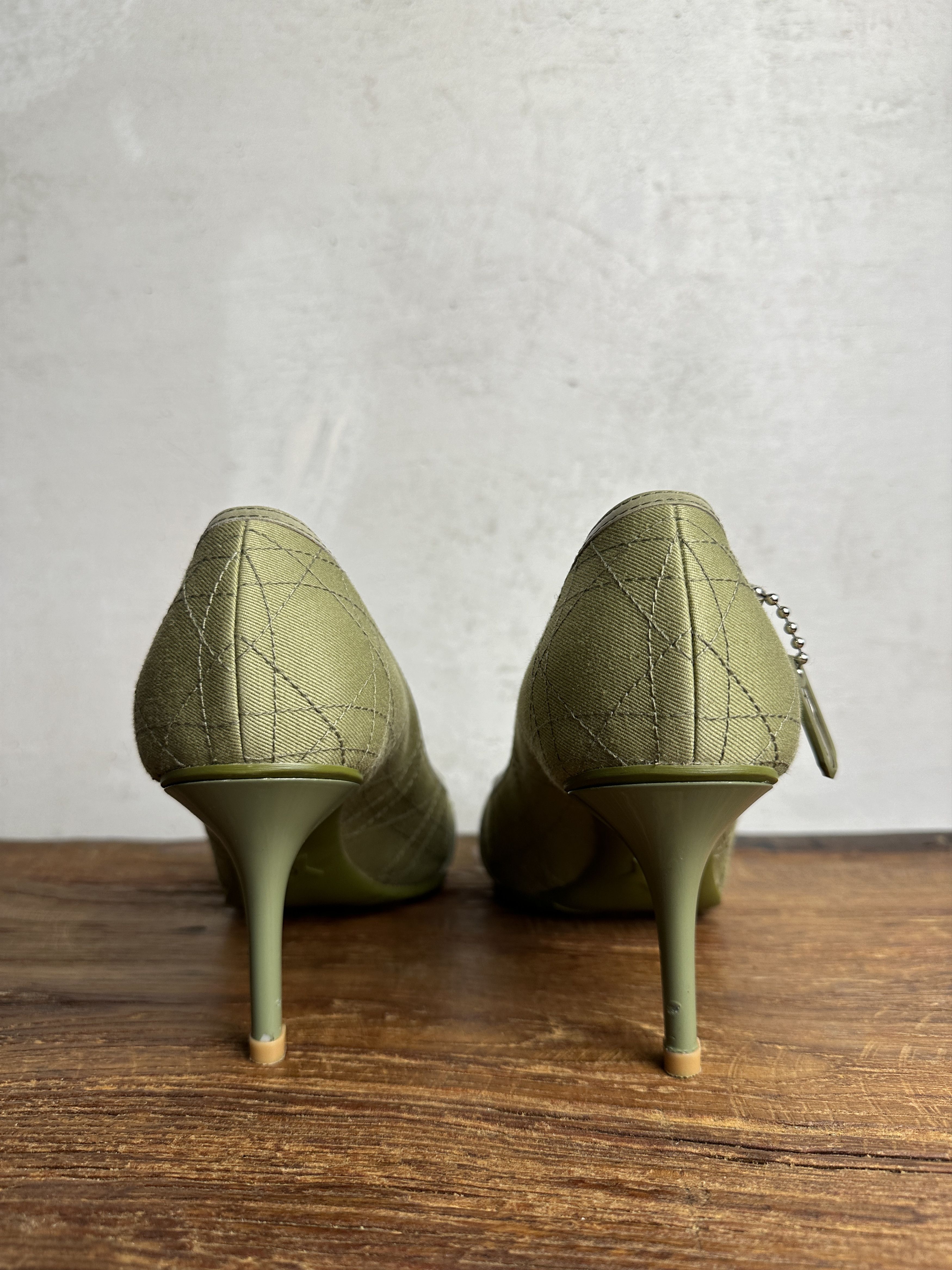 Dior RARE Dior Heels 2004 John Galliano's Rasta Collection Size US 8.5 / IT 38.5 - 6 Thumbnail