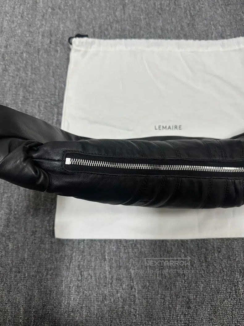 Lemaire LEMAIRE Small Black Leather Horn Bag Size ONE SIZE - 6 Thumbnail