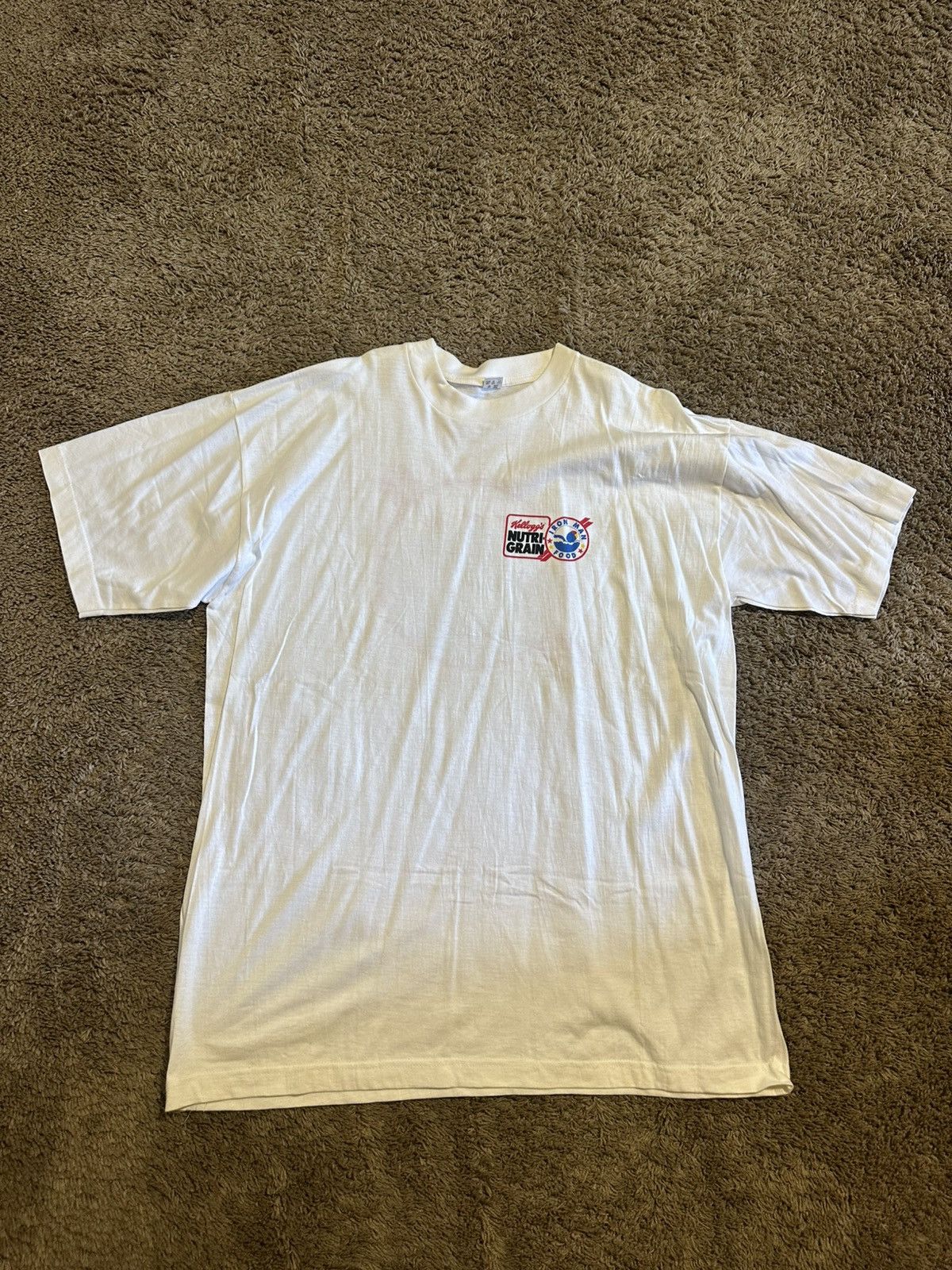 Nike Vintage Kelloggs cereal “triple white” shirt 90s size xl Size US XL / EU 56 / 4 - 2 Thumbnail