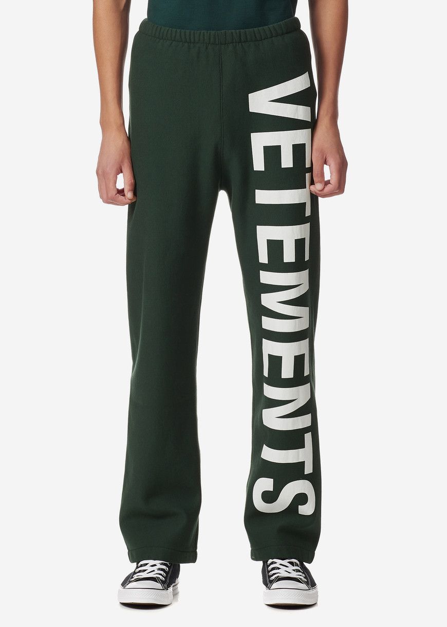 Vetements Green Big Logo Sweatpants Size US 30 / EU 46 - 2 Thumbnail