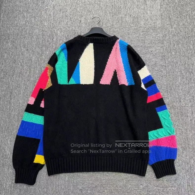 Chanel Chanel Egypt geometric pattern jacquard sweater. Size US L / EU 52-54 / 3 - 3 Thumbnail