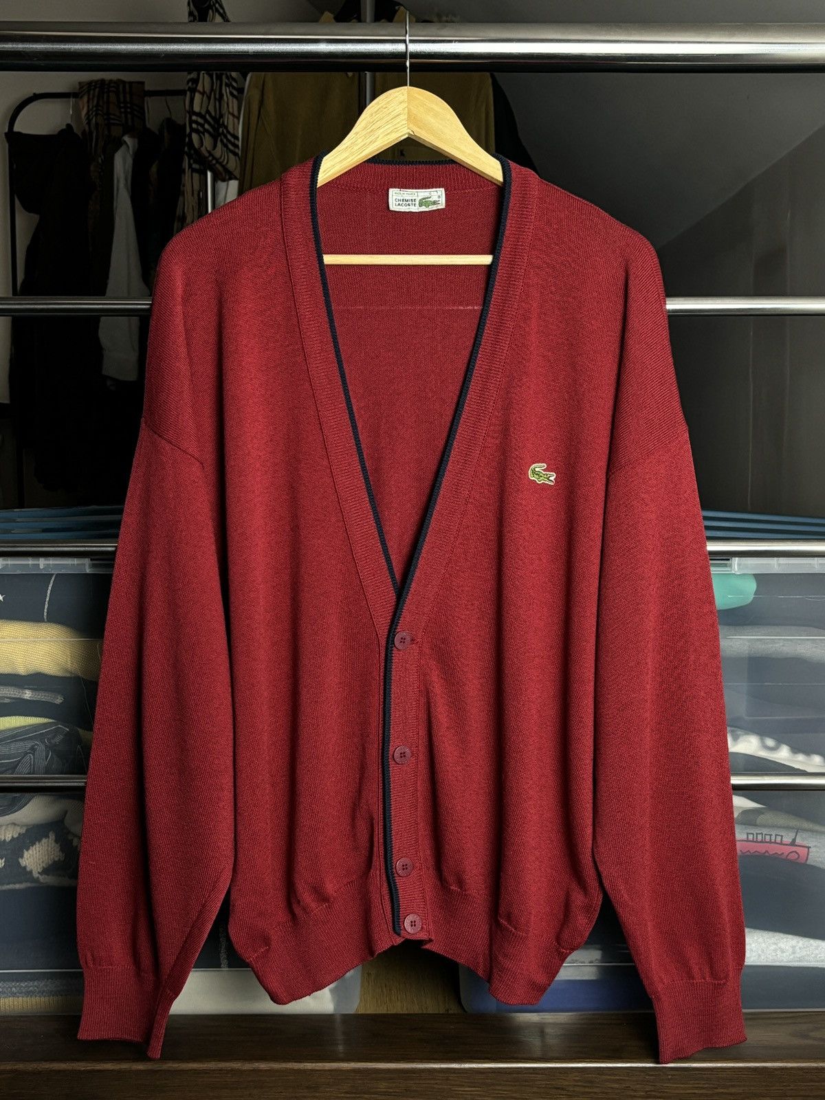 Lacoste Lacoste Vintage Buttoned Cardigan Sweater Archive Old Money Size US L / EU 52-54 / 3 - 1 Thumbnail
