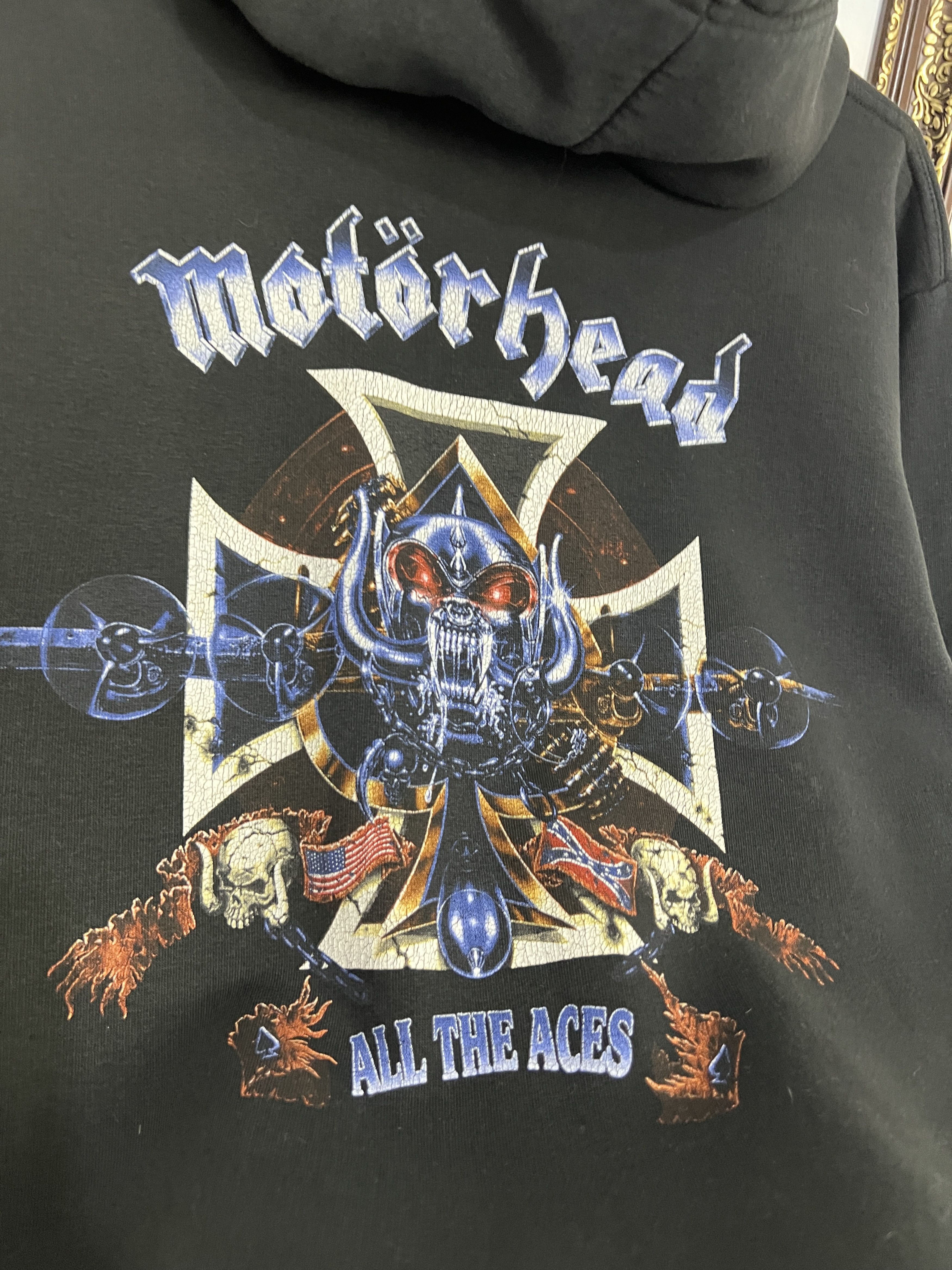 Vintage Band Motorhead Over Print Hoodie Jacket Tee Rare Hype Y2K Size US M / EU 48-50 / 2 - 10 Thumbnail