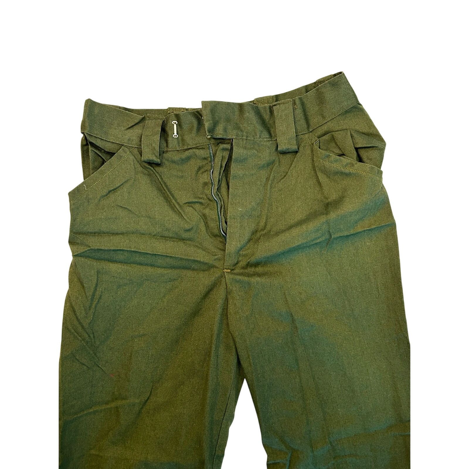 Other Unique Petite Olive Ambition: Sleek Women’s Size 00 Trousers Size 25" / US 0 / IT 36 - 3 Thumbnail