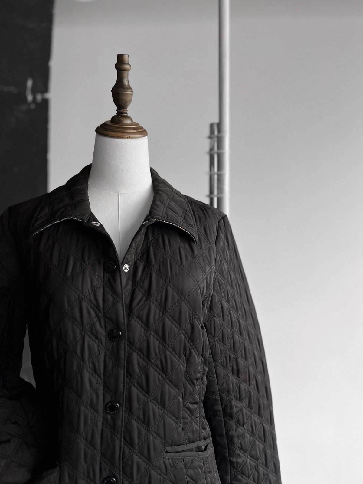 Designer × Tommy Hilfiger Tommy Hilfiger Wmns Black Quilted Jacket Long Sleeve Pockets Size S / US 4 / IT 40 - 5 Thumbnail