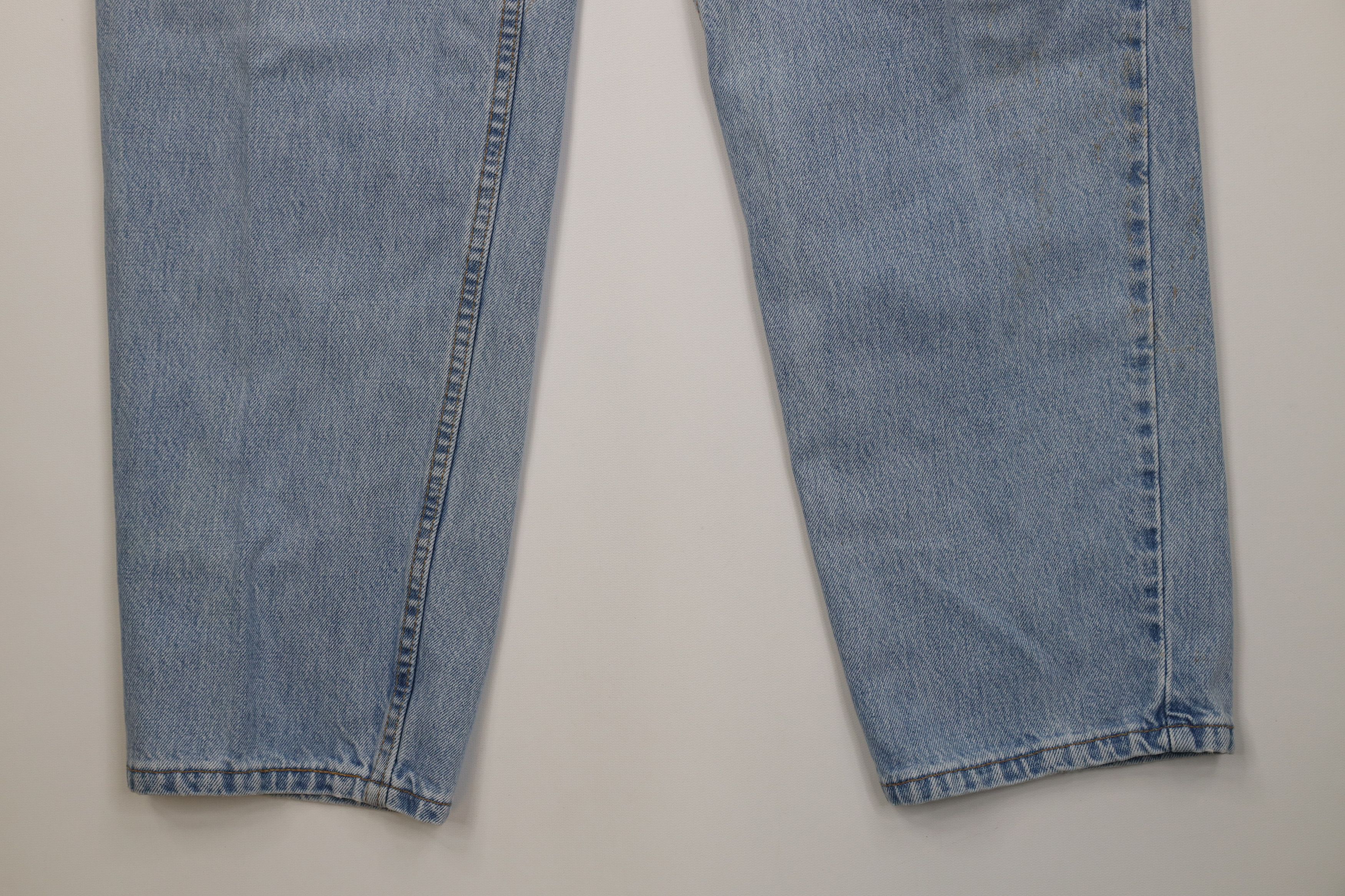 Levi's Vintage 90s Levis 550 Faded Relaxed Fit Denim Jeans Blue USA Size US 36 / EU 52 - 4 Thumbnail
