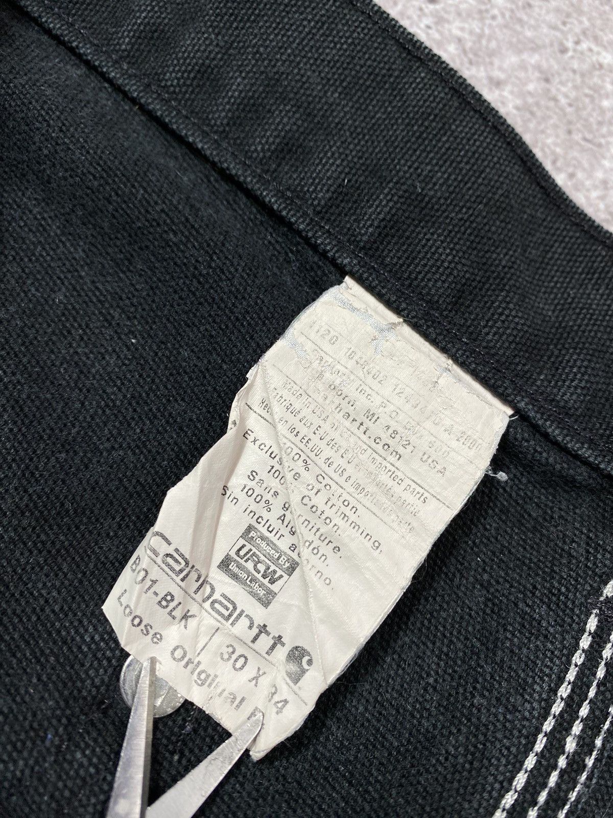 Carhartt CARHARTT 30x34 original fit pants Size US 30 / EU 46 - 12 Thumbnail