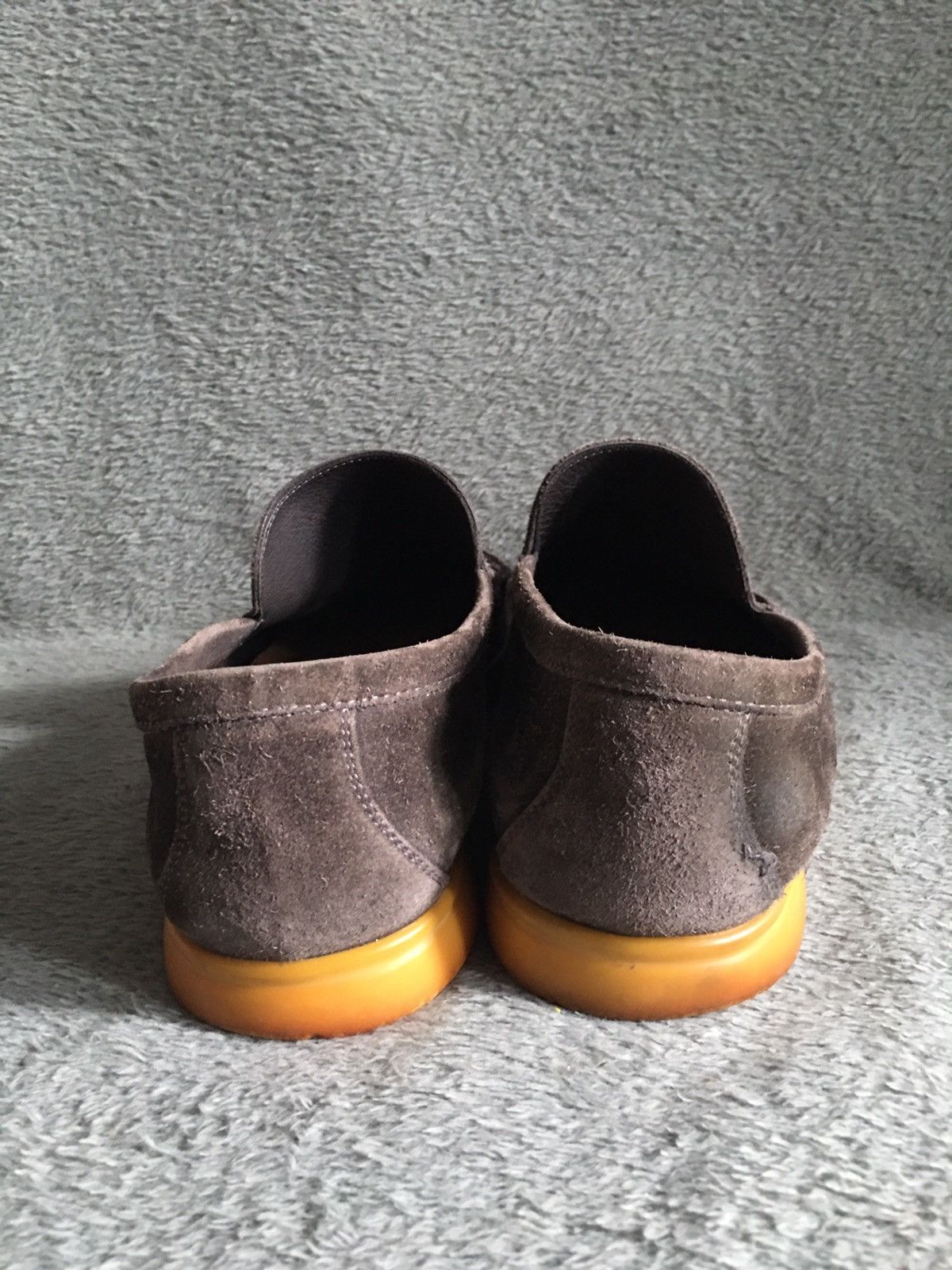Loro Piana Loro Piana Grey Brown Suede Leather Men Loafers EU 40.5 Size US 7.5 / EU 40-41 - 8 Thumbnail