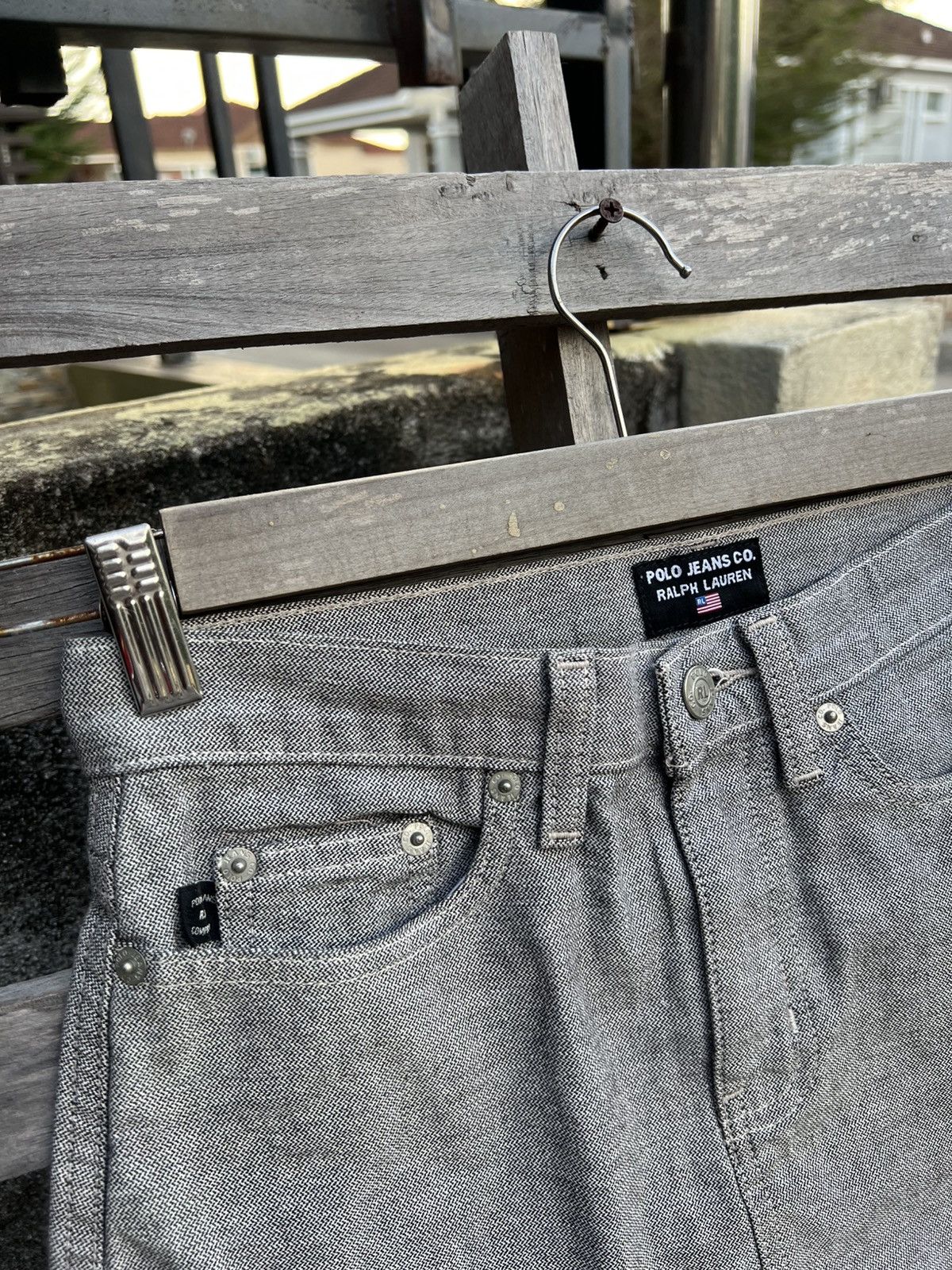 Polo Ralph Lauren Vintage gray denim mini skirt Polo Jeans Co. Ralph Lauren Size 28" / US 6 / IT 42 - 3 Thumbnail