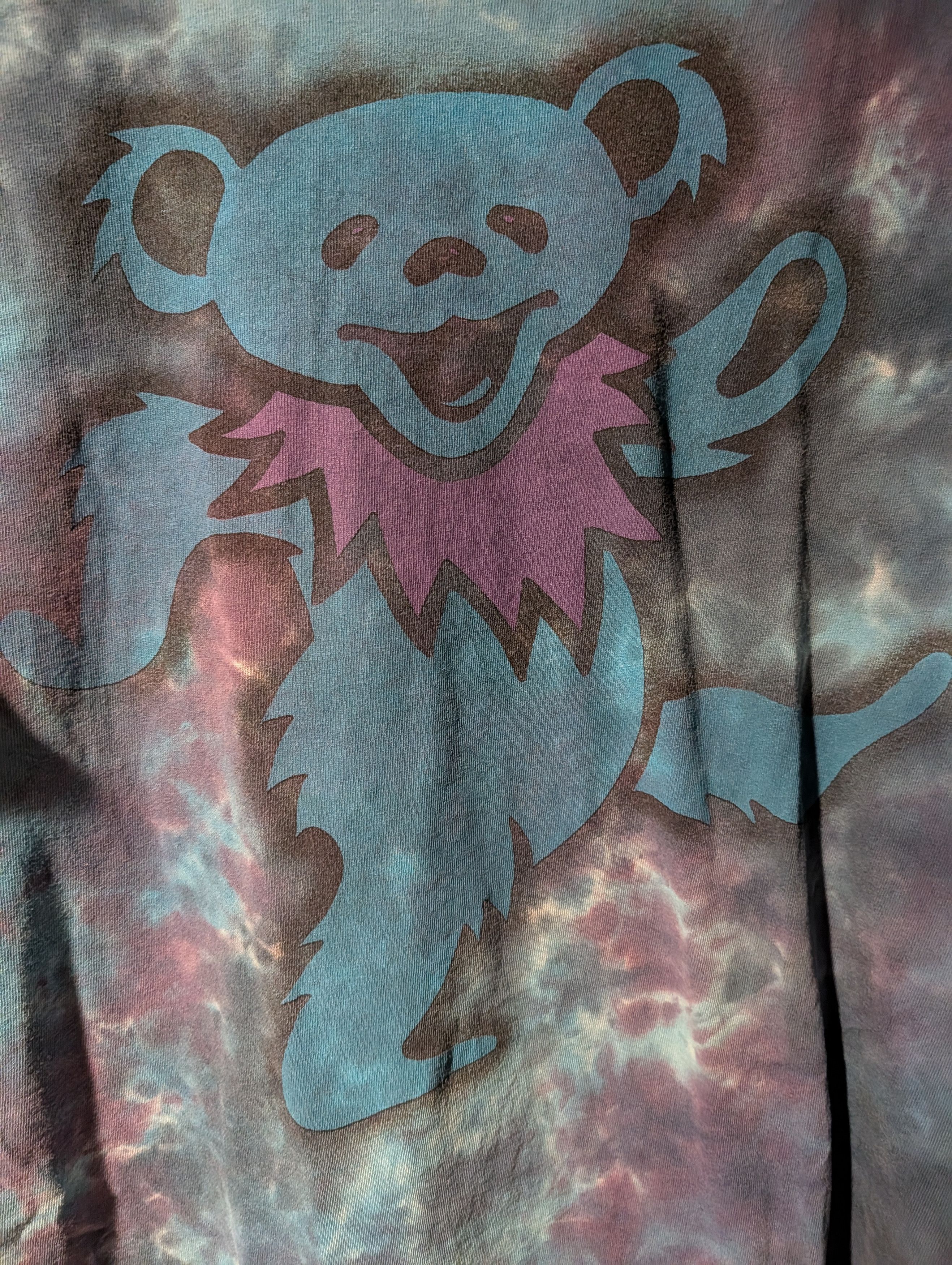 Grateful Dead Grateful Dead Dancing Bears Liquid Blue XX-Large T-Shirt Size US XXL / EU 58 / 5 - 2 Thumbnail